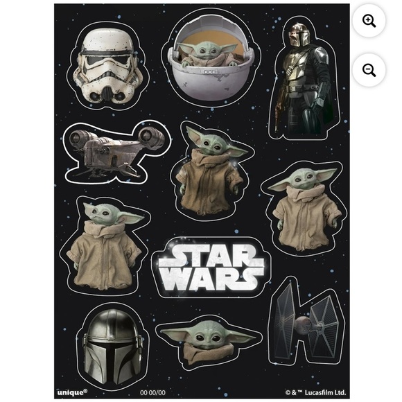 Star Wars Mandalorian Party Favor Set - Green and Black - Picture 4 of 10